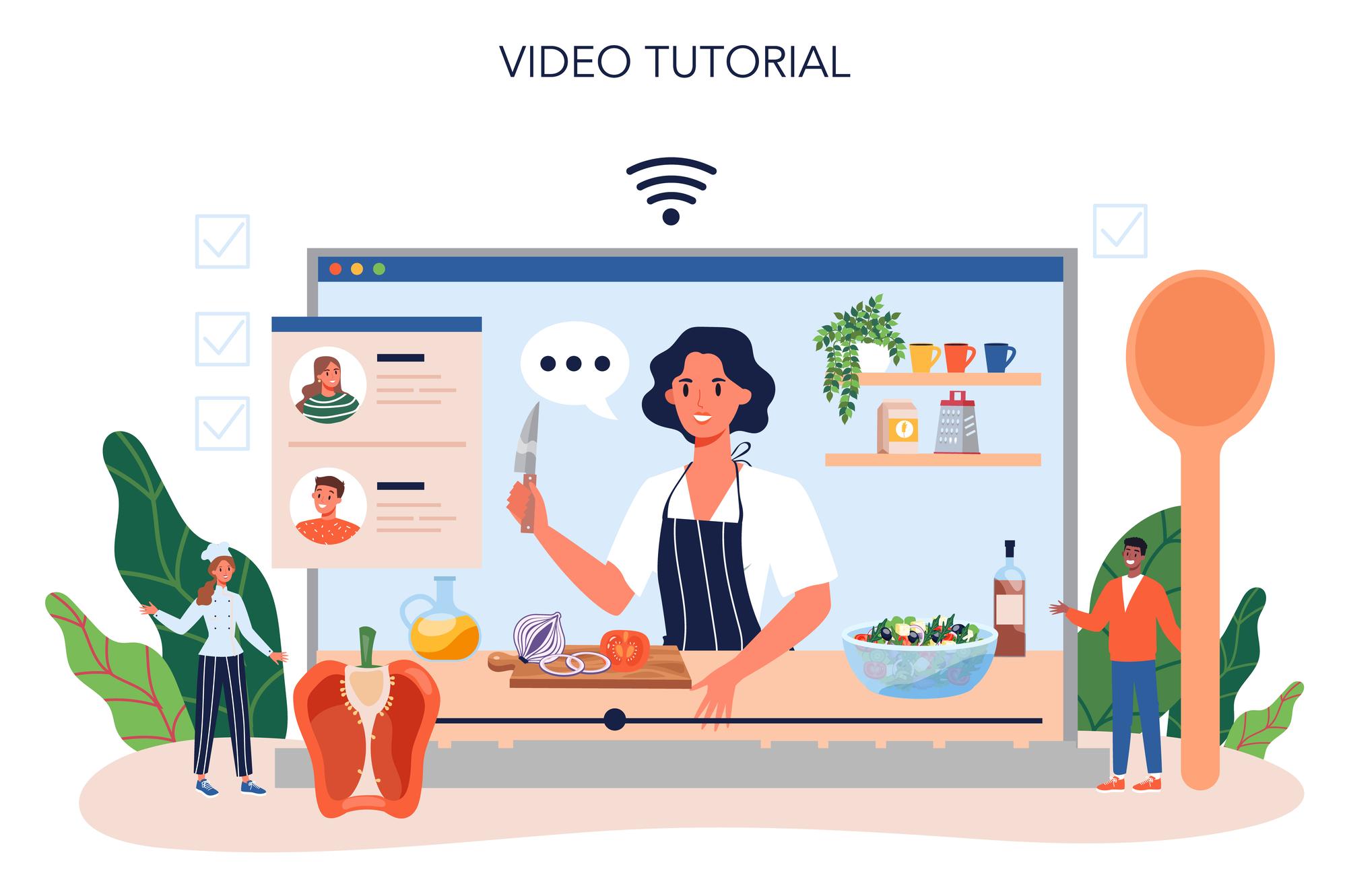 Katılımcılar online platformda